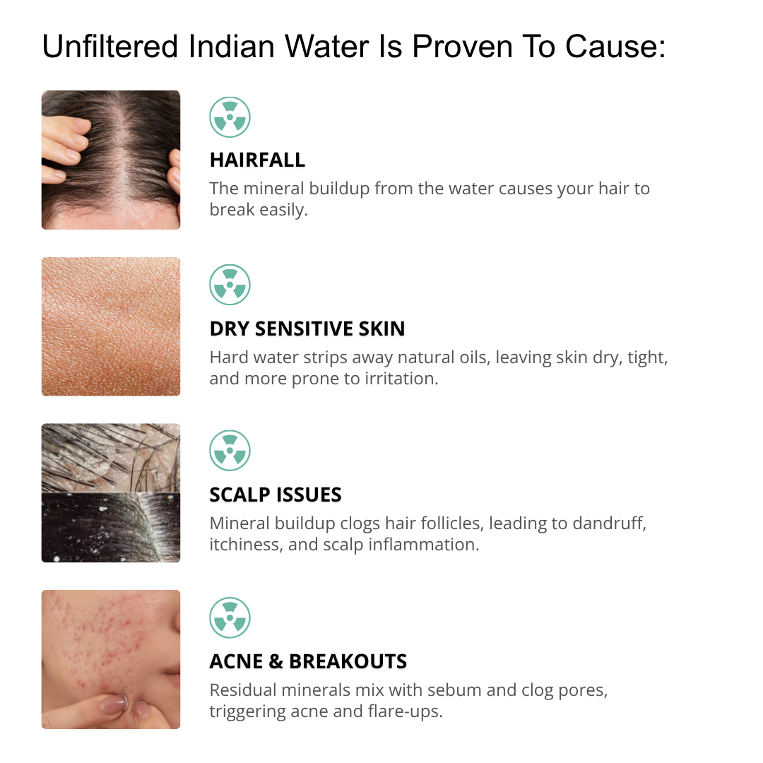 THE FILTERED SHOWERHEAD - Rinse Skin