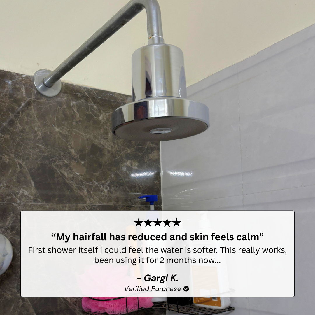 THE FILTERED SHOWERHEAD