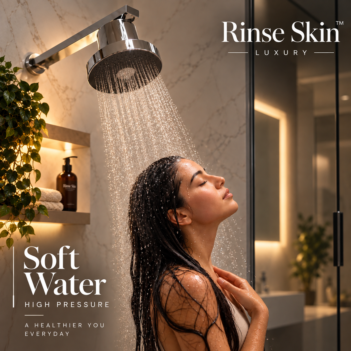 RINSE LUXURY FILTERED SHOWERHEAD