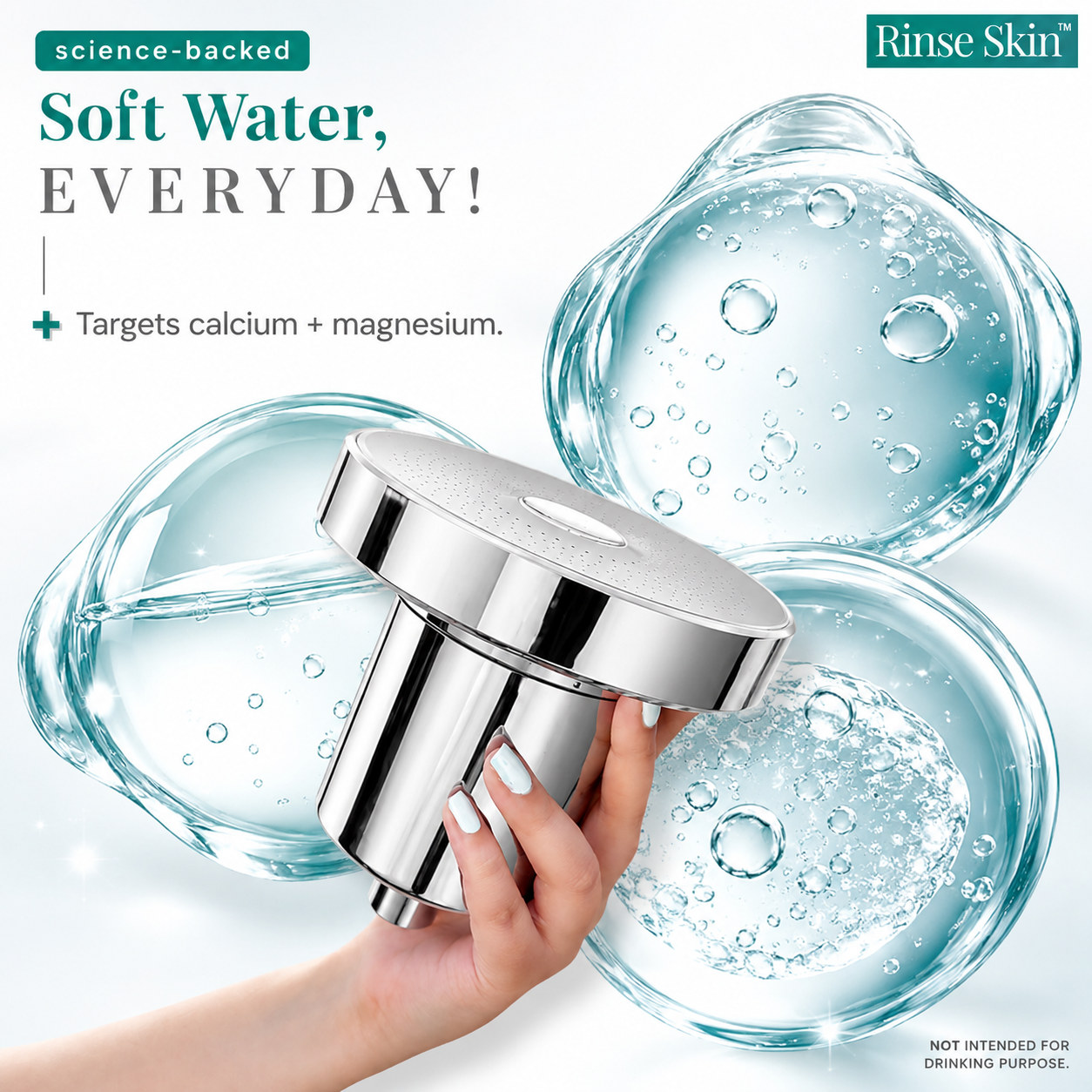 RINSE LUXURY FILTERED SHOWERHEAD - Rinse Skin