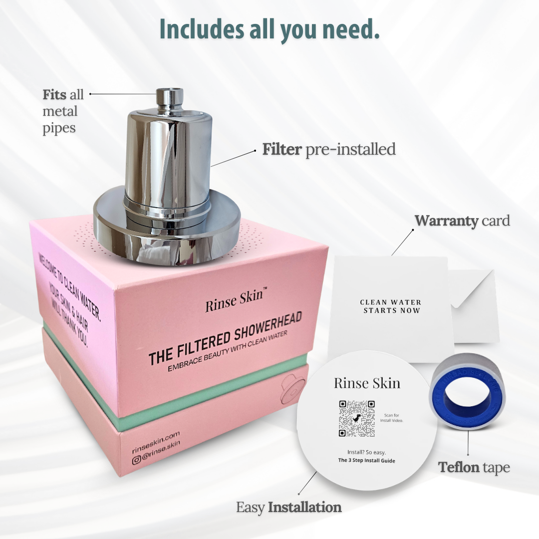 RINSE LUXURY FILTERED SHOWERHEAD - Rinse Skin