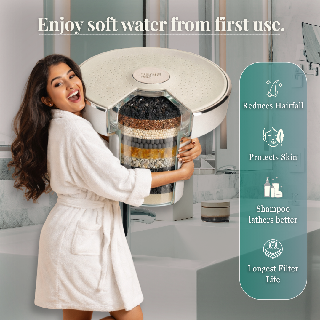 RINSE LUXURY FILTERED SHOWERHEAD - Rinse Skin