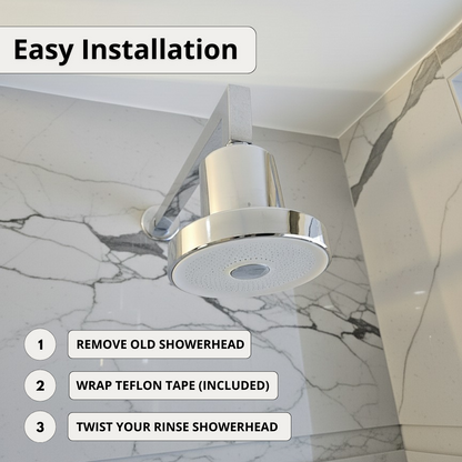 THE FILTERED SHOWERHEAD