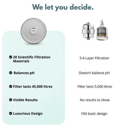 THE FILTERED SHOWERHEAD