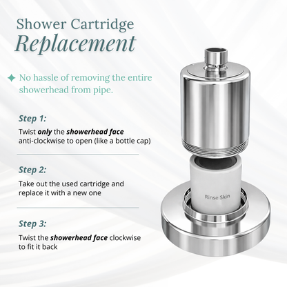 SHOWERHEAD CARTRIDGE - Rinse Skin